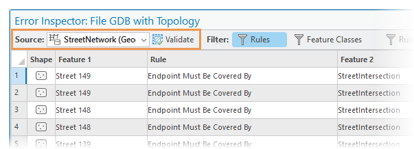 Error Inspector Validate Error Inspector Validate