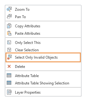 Select Only Invalid Objects