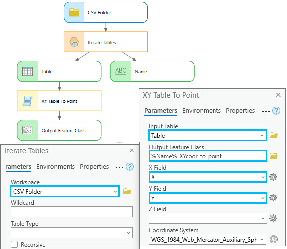 Use Iterate Tables with csv inputs Use Iterate Tables with csv inputs