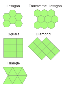 Polygon-Ausgabe für "Mosaike generieren"
