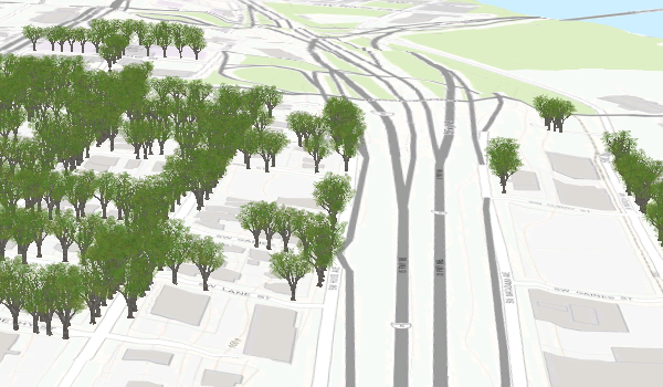 Voreingestellte Punkt-Layer können als 3D-Webszenen-Layer freigegeben werden