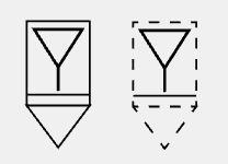 Druckerstatussymbole mit dem Status "Geplant", "Erwartet" oder "Verdächtig" weisen nun einen gestrichelten Umriss auf.
