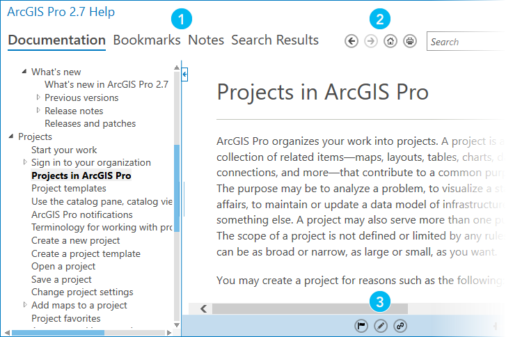 Der ArcGIS Pro-Hilfe-Viewer