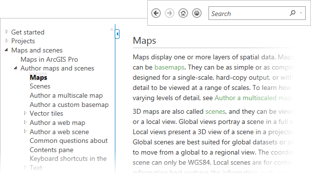 ArcGIS Pro-Hilfe-Viewer