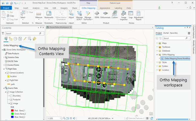 Ansicht "Ortho-Mapping"