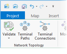 Werkzeuge und Befehle in der Gruppe "Netzwerk-Topologie"