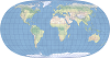 Ein Beispiel für die Natural Earth II-Kartenprojektion