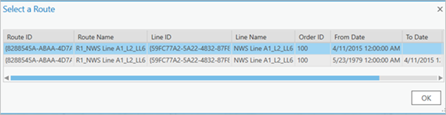 Select a Route table