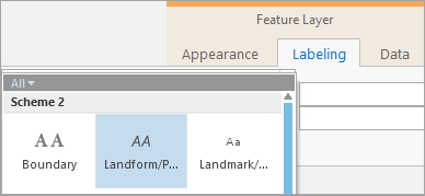 Textsymbol-Style: Landform/Physical Region