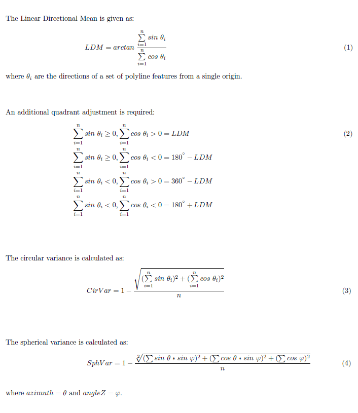 Die Mathematik hinter dem Werkzeug "Linearer Richtungsmittelwert"