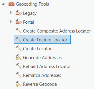 Werkzeug "Feature-Locator erstellen"