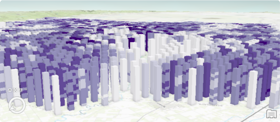 Ausgabe des Anzeigedesigns "Wert" im Werkzeug "Raum-Zeit-Würfel in 3D visualisieren"