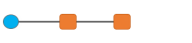 Schemagrafik nach der ersten Iteration der Regel "Knoten reduzieren"