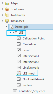 Bereich "Katalog" mit erweitertem Ordner "LRS"