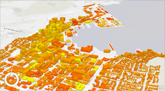 3D-Ansicht von Central Wellington