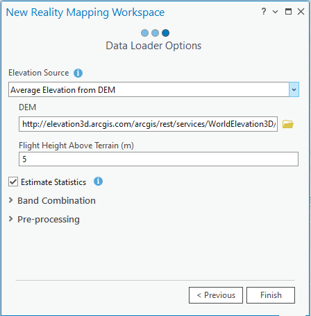 Fenster "Data Loader-Optionen"