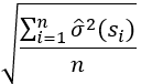 Average Standard Error