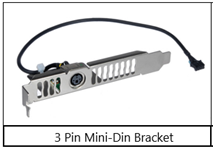 3-poliger Mini-DIN-Anschluss