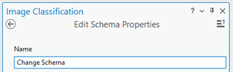 Bearbeiten Sie den Schemanamen.