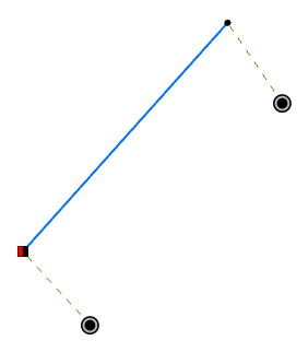 Beispielschema nach dem Anhängen zweier Leitungsmastenstrukturen