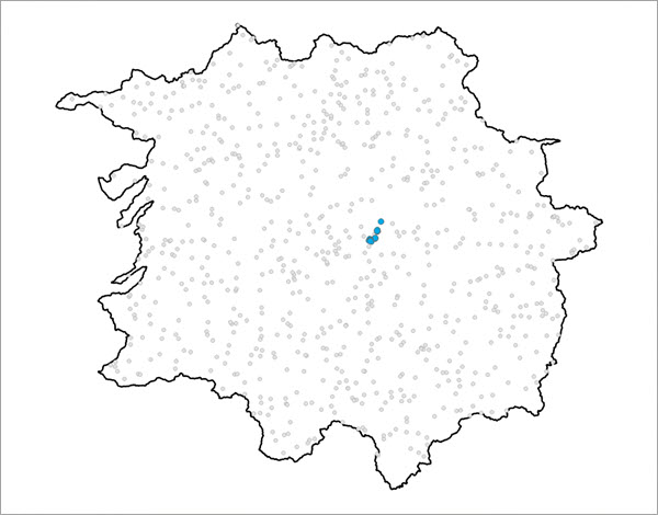 Verwenden von Hintergrundpunkten in den Eingabe-Punkt-Features