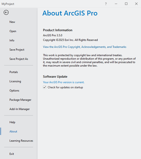 ArcGIS Pro-Einstellungen ArcGIS Pro-Einstellungen