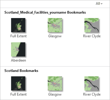 Lesezeichenliste Lesezeichenliste