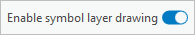 Einstellung "Symbol-Layer-Darstellung aktivieren" Einstellung "Symbol-Layer-Darstellung aktivieren"