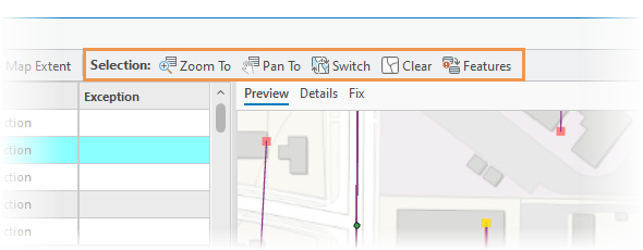 Fehler-Inspektor – Auswahl Fehler-Inspektor – Auswahl
