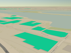 Gebäudegrundrisse auf dem Boden Gebäudegrundrisse auf dem Boden