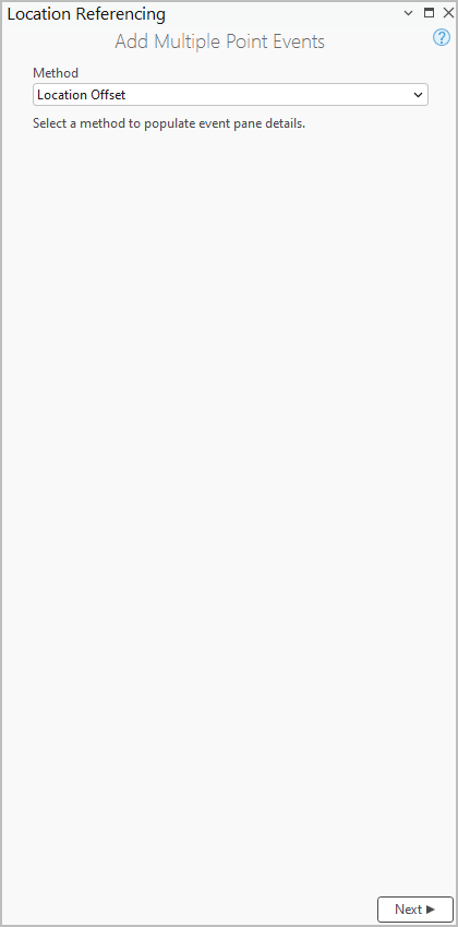 Bereich "Mehrere Punktobjekte hinzufügen" mit der Methode "Positionsversatz" Bereich "Mehrere Punktobjekte hinzufügen" mit der Methode "Positionsversatz"