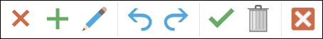 Werkzeugleiste "Bearbeitung" Werkzeugleiste "Bearbeitung"