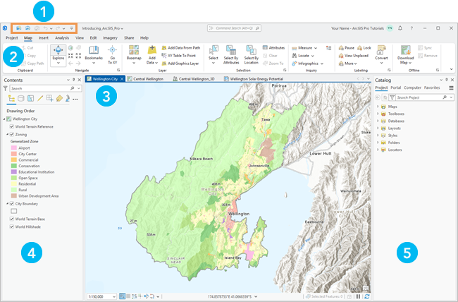 Projekt mit nummerierten Beschriftungen Projekt mit nummerierten Beschriftungen