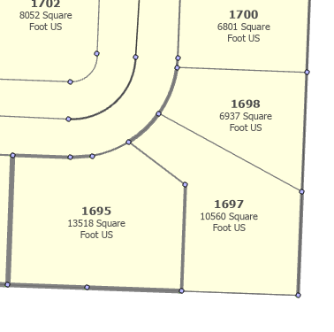 Linien mit unzuverlässigen Bemaßungen Linien mit unzuverlässigen Bemaßungen