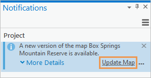 Bereich "Benachrichtigungen" Bereich "Benachrichtigungen"