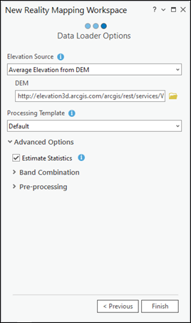 Data Loader-Optionen