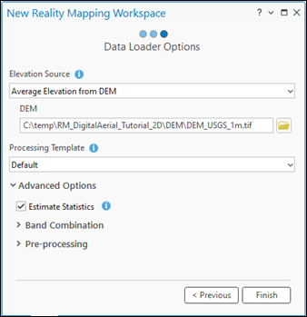 Fenster "Data Loader-Optionen"