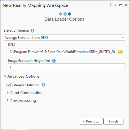 Fenster "Data Loader-Optionen"