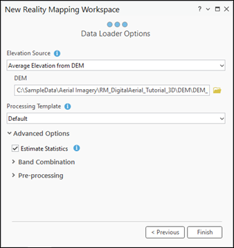 Fenster "Data Loader-Optionen"