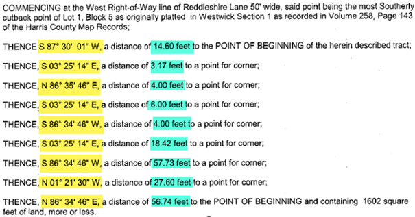 Strecken in Urkunden, die die Grenzen von Flurstücken beschreiben