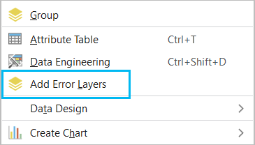 Fehler-Layer hinzufügen