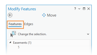 Registerkarte "Features".