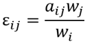 Formel für Epsilon-Matrix