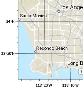 Graticules display geographic coordinates