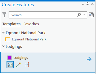 Lodgings layer feature template