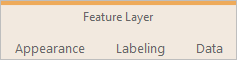 Feature Layer contextual tab