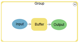 Select model elements and group