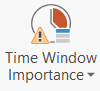 The blue bar at the top indicates that the time window property is set to high