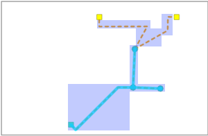 Sample diagram in Version B before reconcile