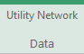 Utility Network contextual tab set